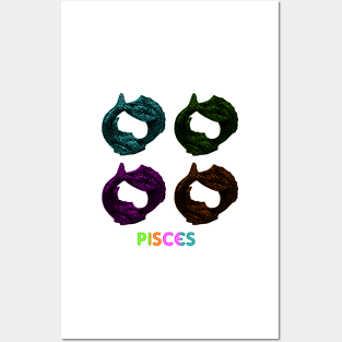 Pisces Posters and Art